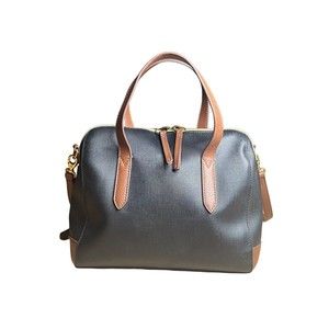 Fossil Sydney Black Satchel Handbag SHB2033016 Crossbody Bag